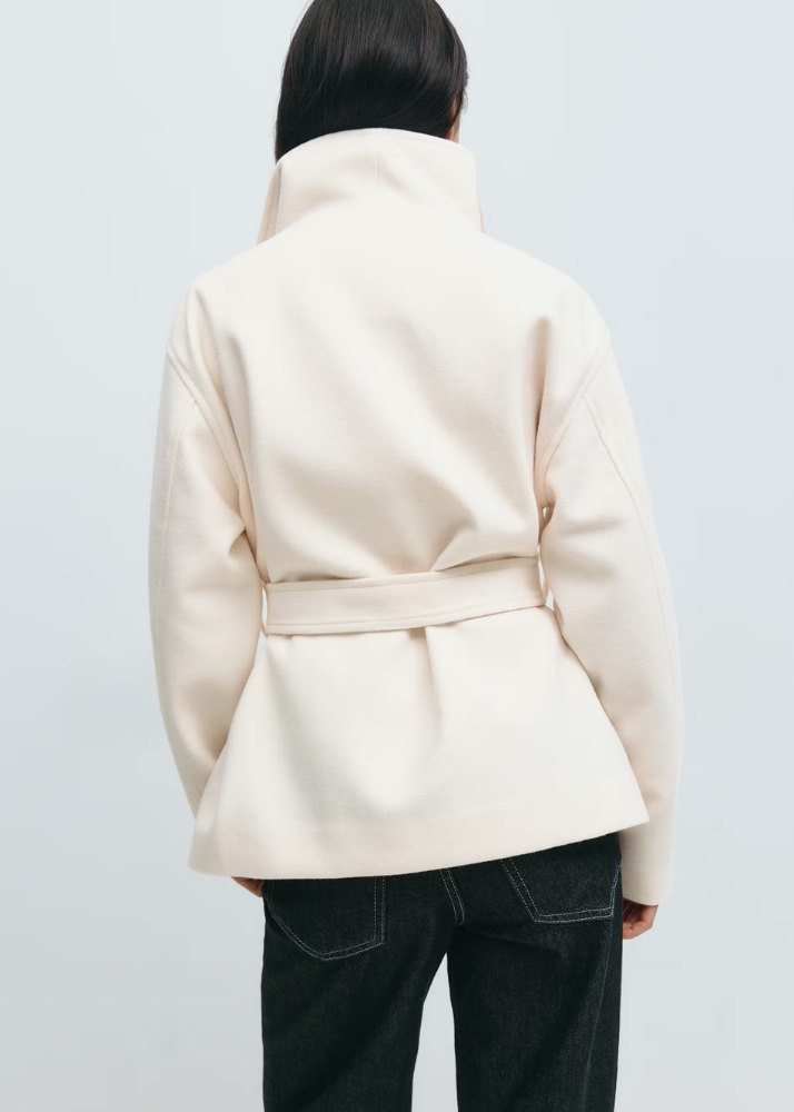 Veste Courte Col Haut