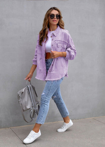 Mi-saison Denim Jacket