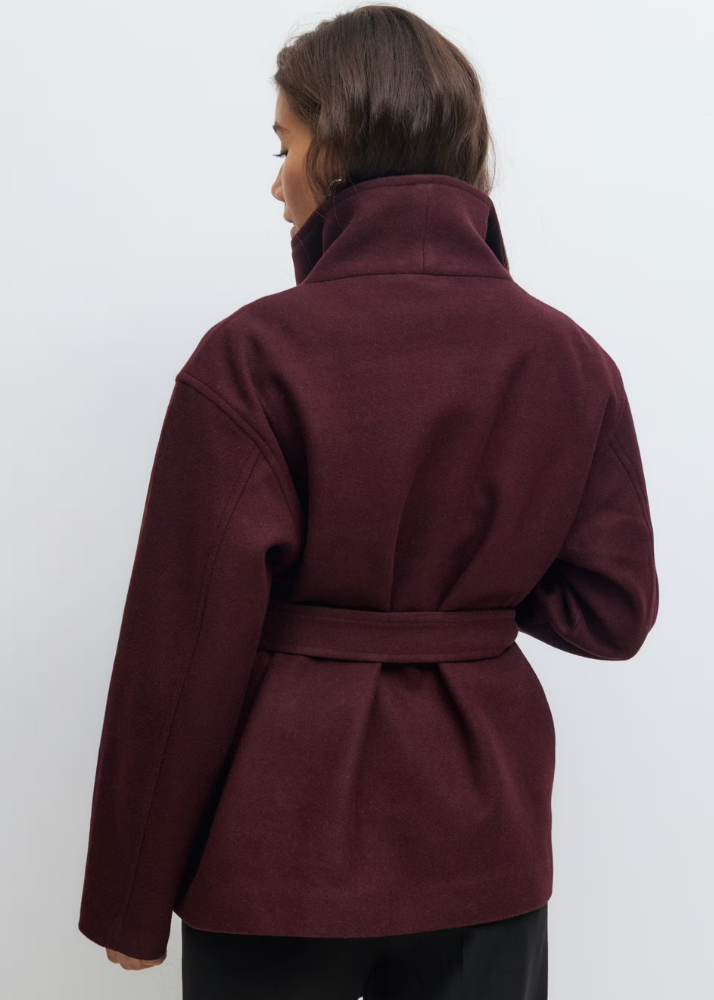 Veste Courte Col Haut