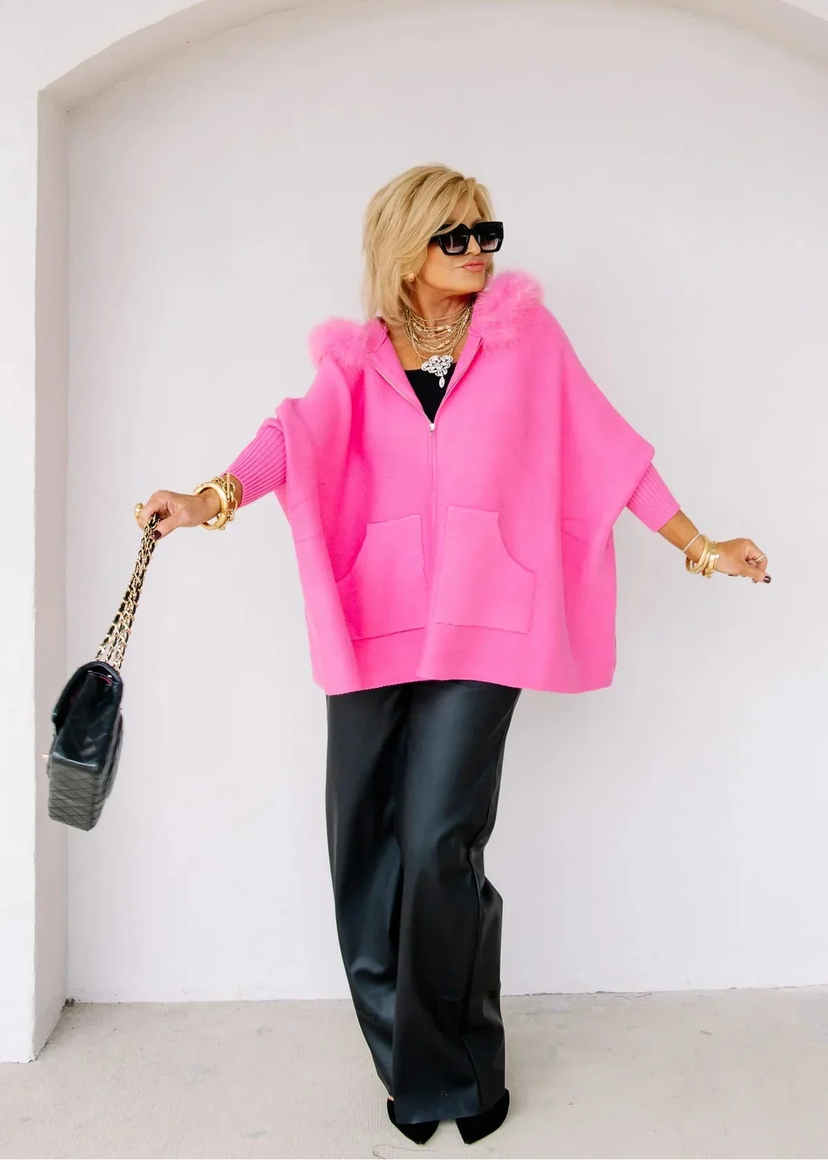 Cardigan à Capuche Chic